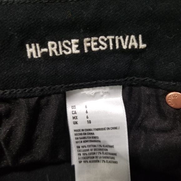 American Eagle high rise festival shorts size 6 - Picture 6 of 6